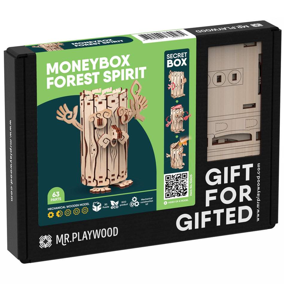 Mr. Playwood Forest Spirit Moneybox 10605