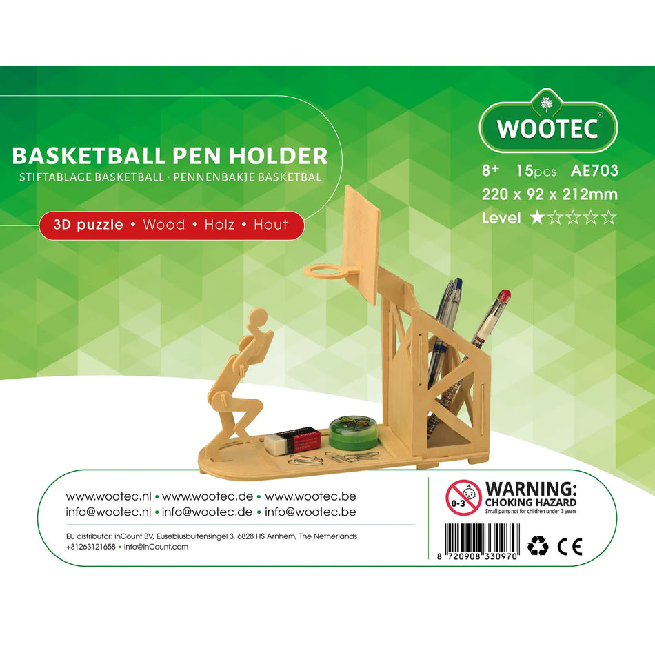 Wootec Pennenbakje Basketbal / Pen Holder Basketball AE703