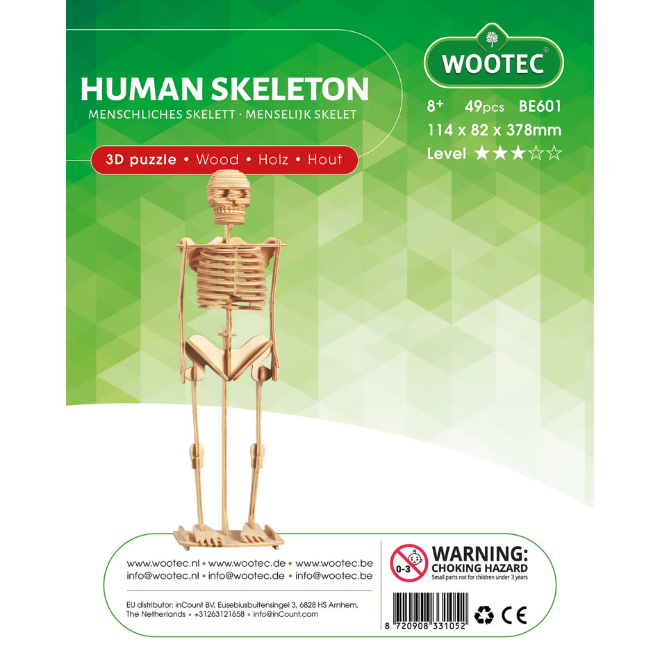 Wootec Menselijk Skelet / Human Skeleton BE601