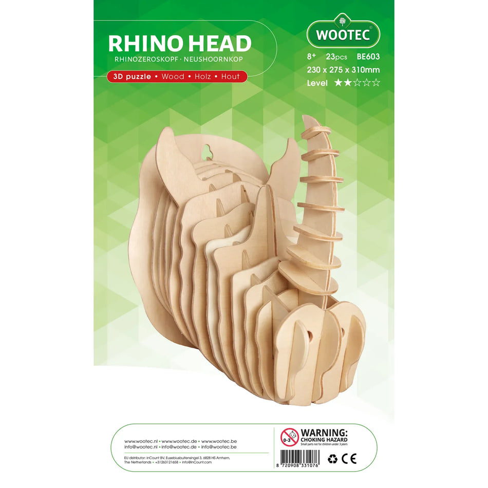 Wootec Neushoornkop / Rhino Head BE603