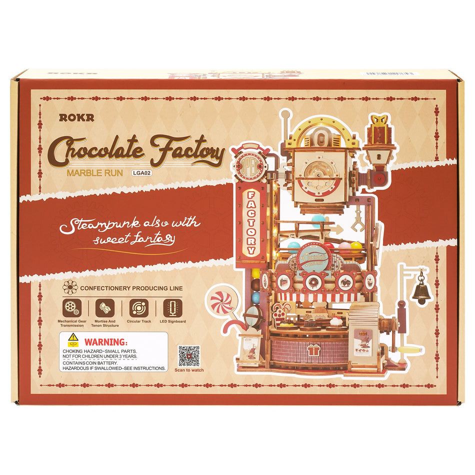 Robotime Chocolate Factory Marble Run LGA02