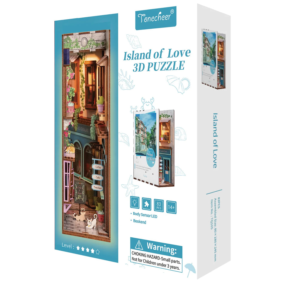 Tonecheer Book Nook Island of Love TQ105