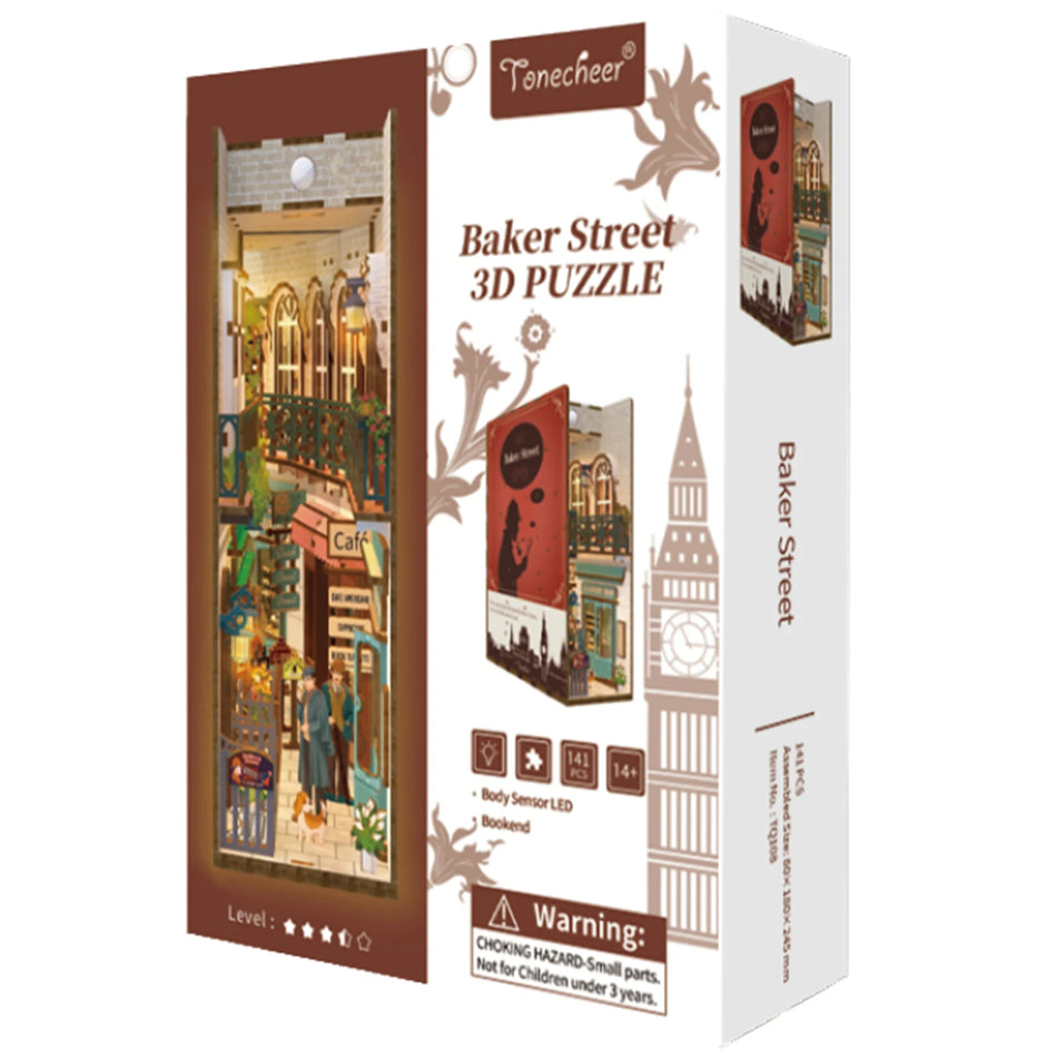 Tonecheer Book Nook Baker Street TQ108