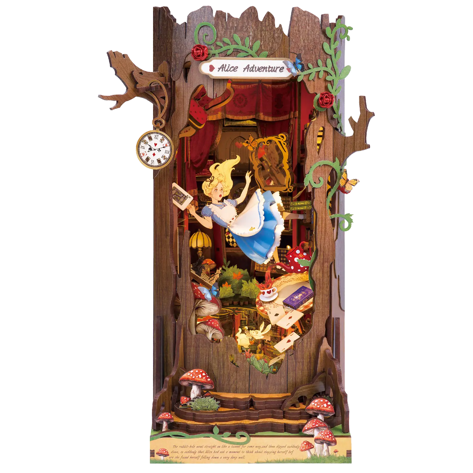 Productfoto van de Robotime Alice Adventure book nook