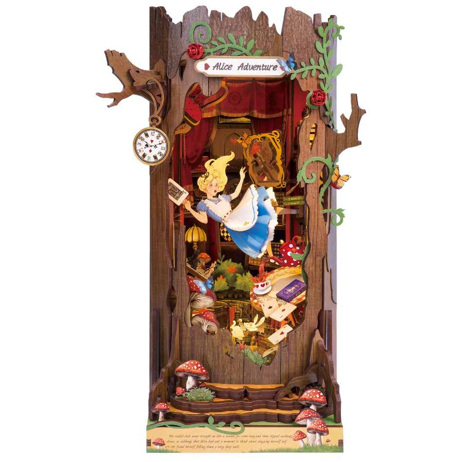 Productfoto van de Robotime Alice Adventure book nook