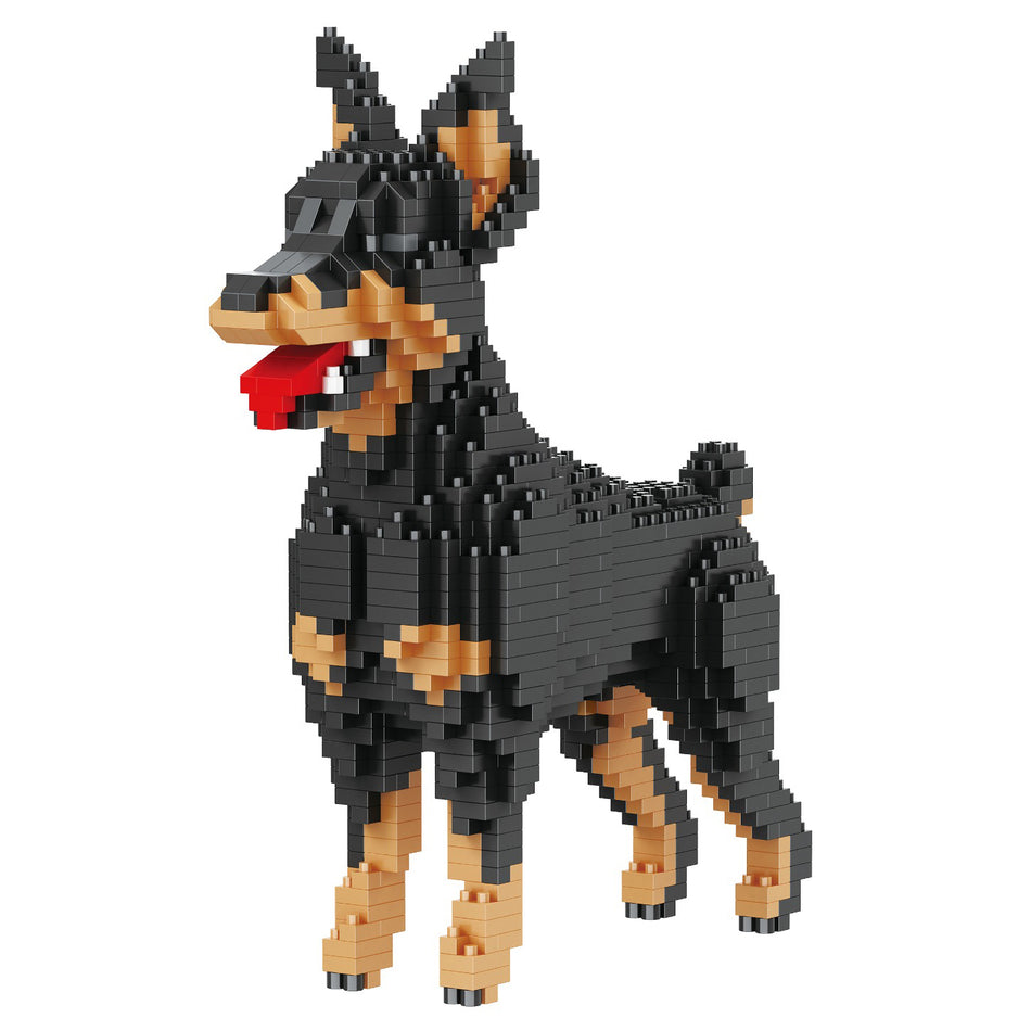 Productfoto van de Balody miniblocks dobermann