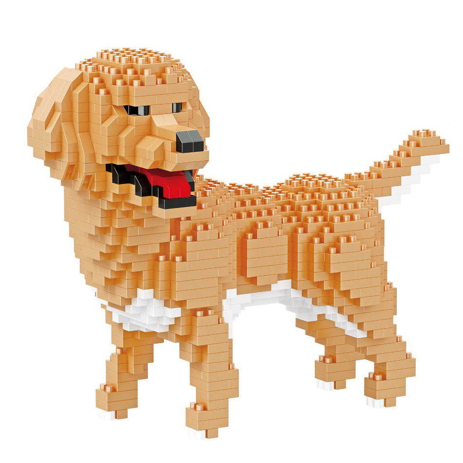 Productfoto van de Balody miniblocks golden retriever