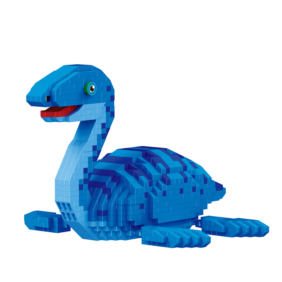 Productfoto van de Balody miniblocks blauwe plesiosaurus