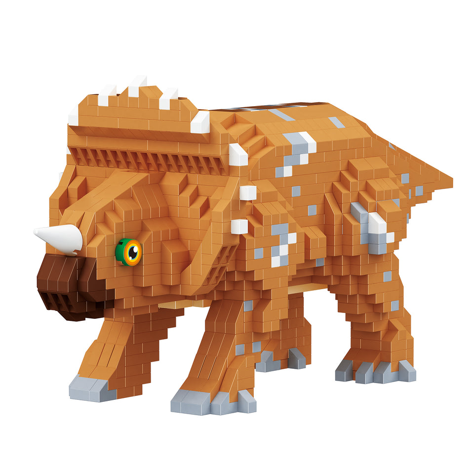 Productfoto van de Balody miniblocks kleine bruine triceratops